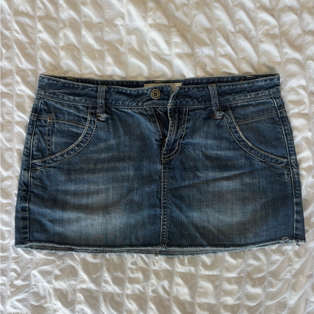 Denim Mini Skirt